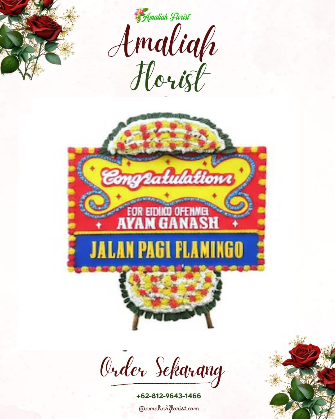 Sewa Papan Bunga Siak